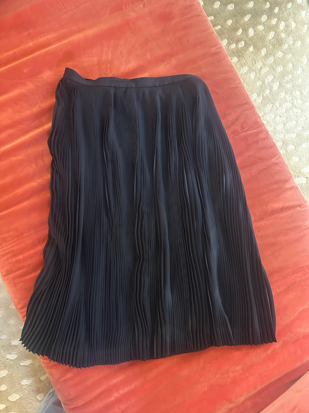 J. Crew Women's Pleated Midi Skirt - Navy